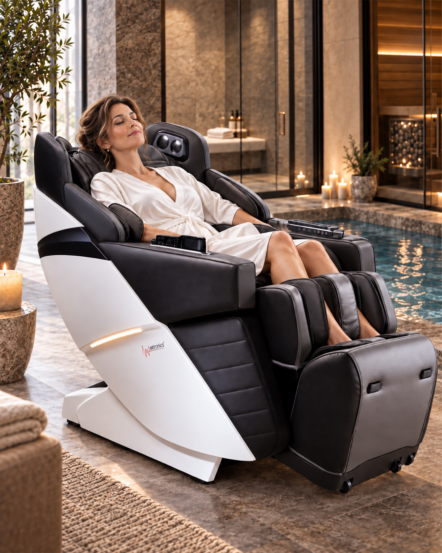 Casada Massagesessel in einem modernen österreichischen Zuhause